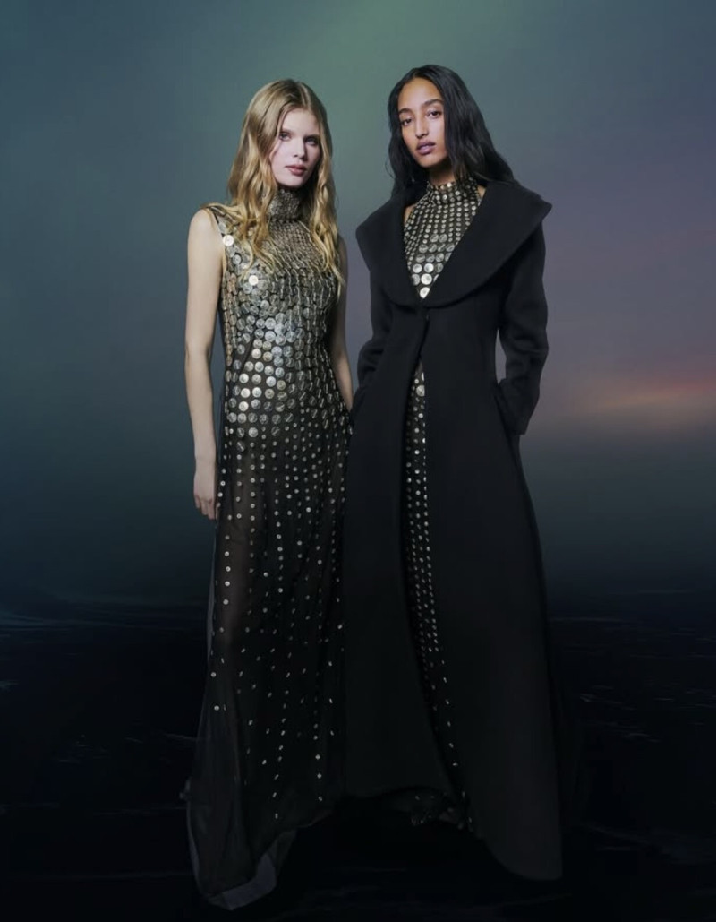 Ida Heiner featured in  the Alberta Ferretti lookbook for Autumn/Winter 2024