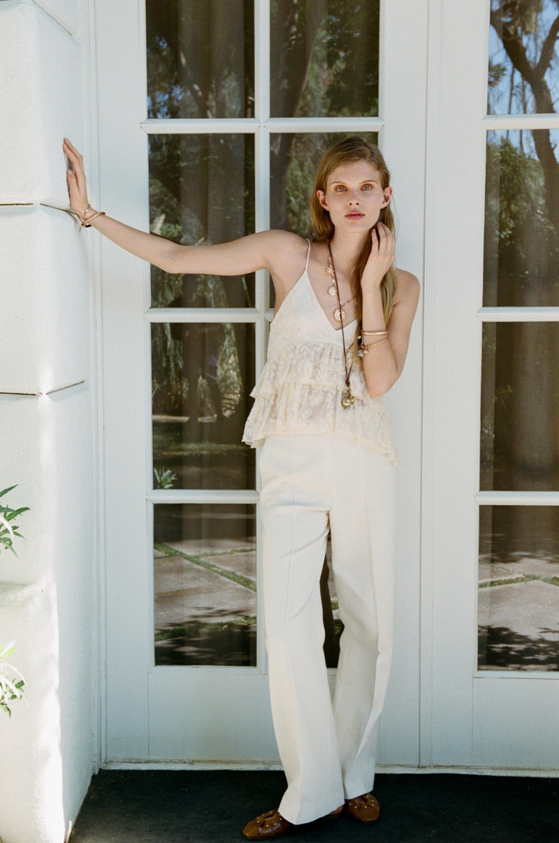 Ida Heiner featured in  the Zara catalogue for Summer 2025