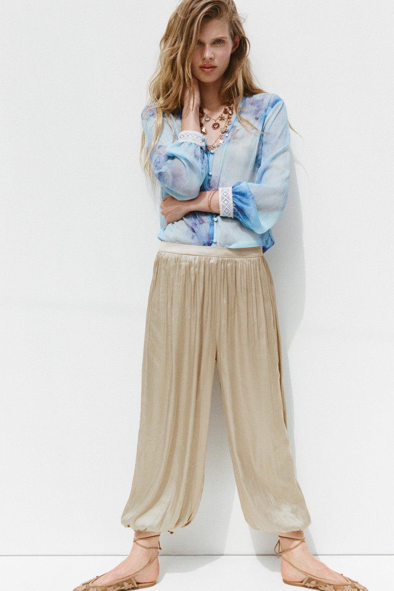 Ida Heiner featured in  the Zara catalogue for Summer 2025