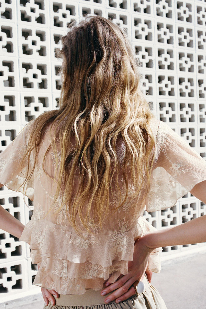 Ida Heiner featured in  the Zara catalogue for Summer 2025