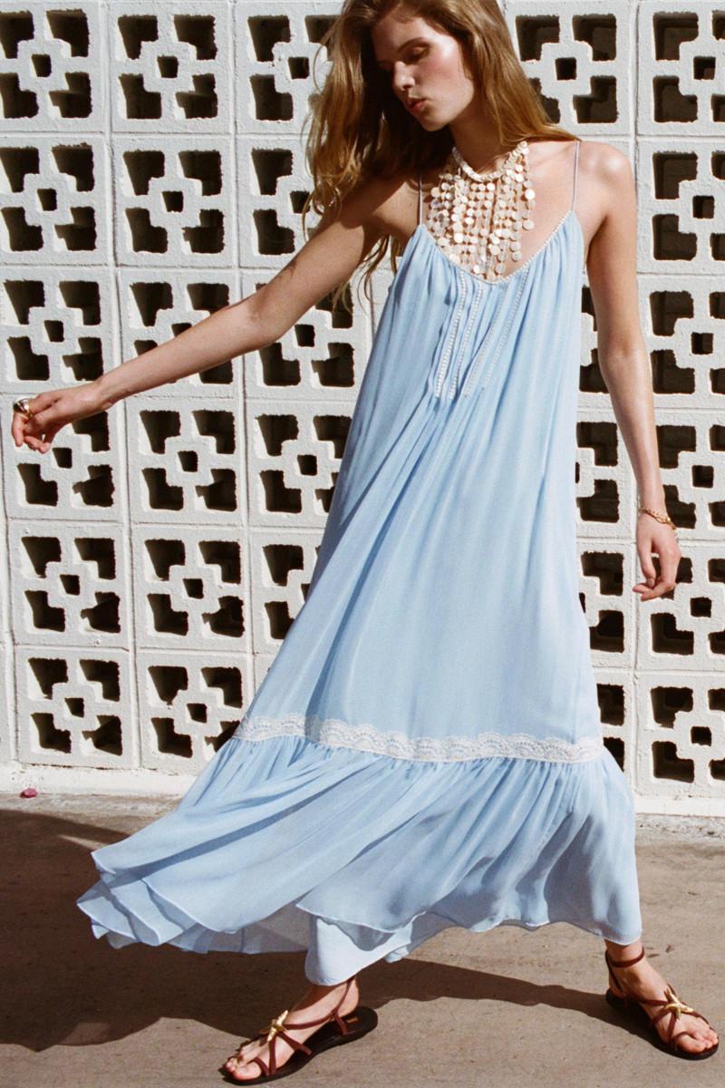 Ida Heiner featured in  the Zara catalogue for Summer 2025