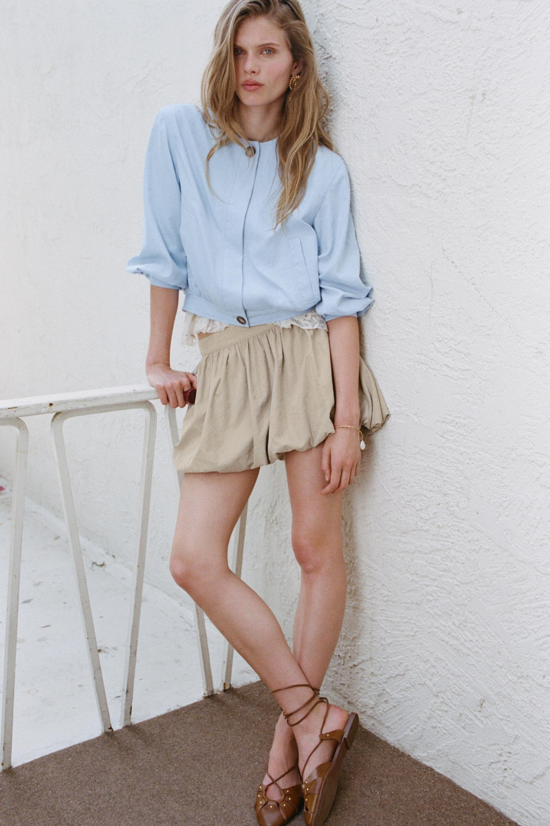 Ida Heiner featured in  the Zara catalogue for Summer 2025