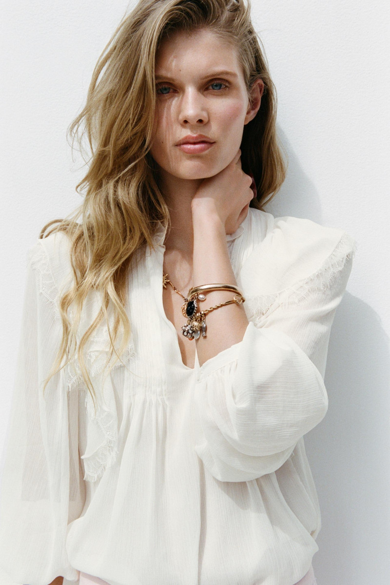 Ida Heiner featured in  the Zara catalogue for Summer 2025
