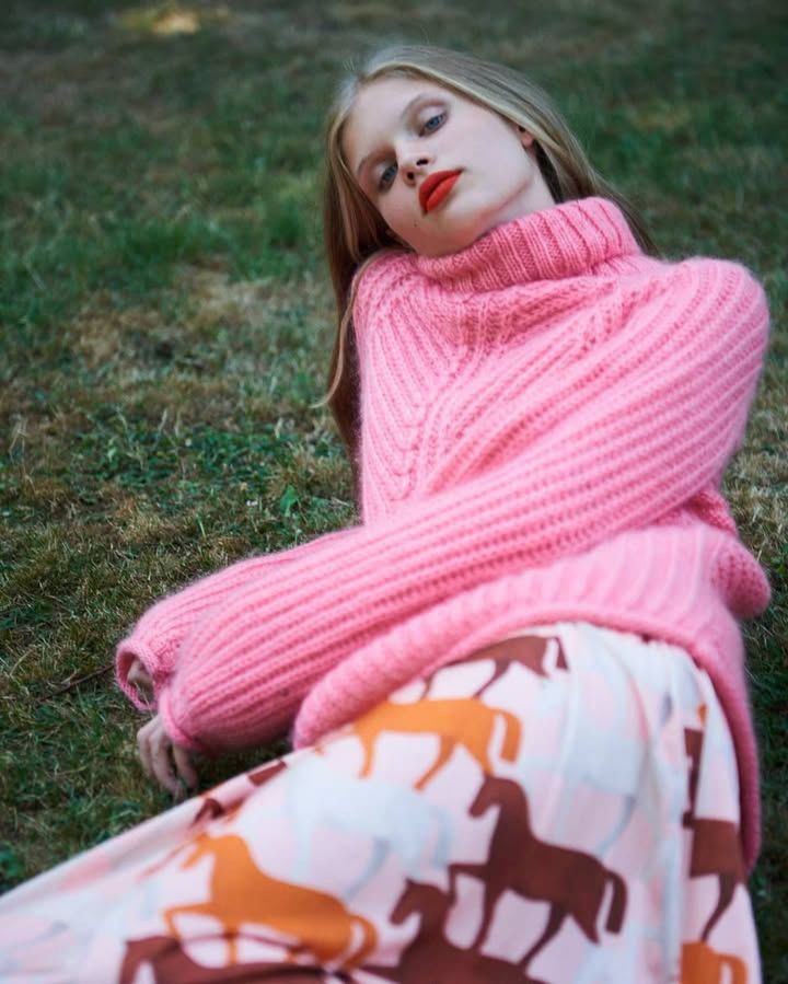 Ida Heiner featured in  the Stine Goya lookbook for Autumn/Winter 2018