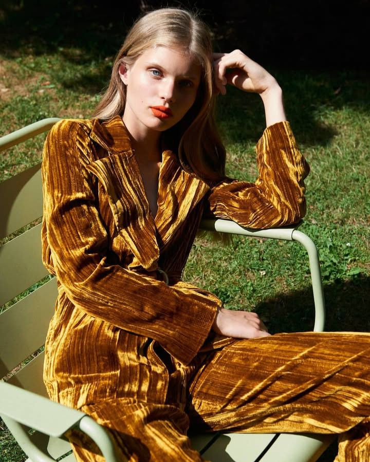 Ida Heiner featured in  the Stine Goya lookbook for Autumn/Winter 2018