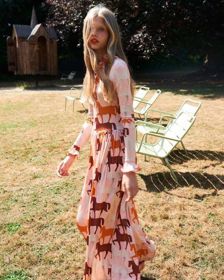 Ida Heiner featured in  the Stine Goya lookbook for Autumn/Winter 2018