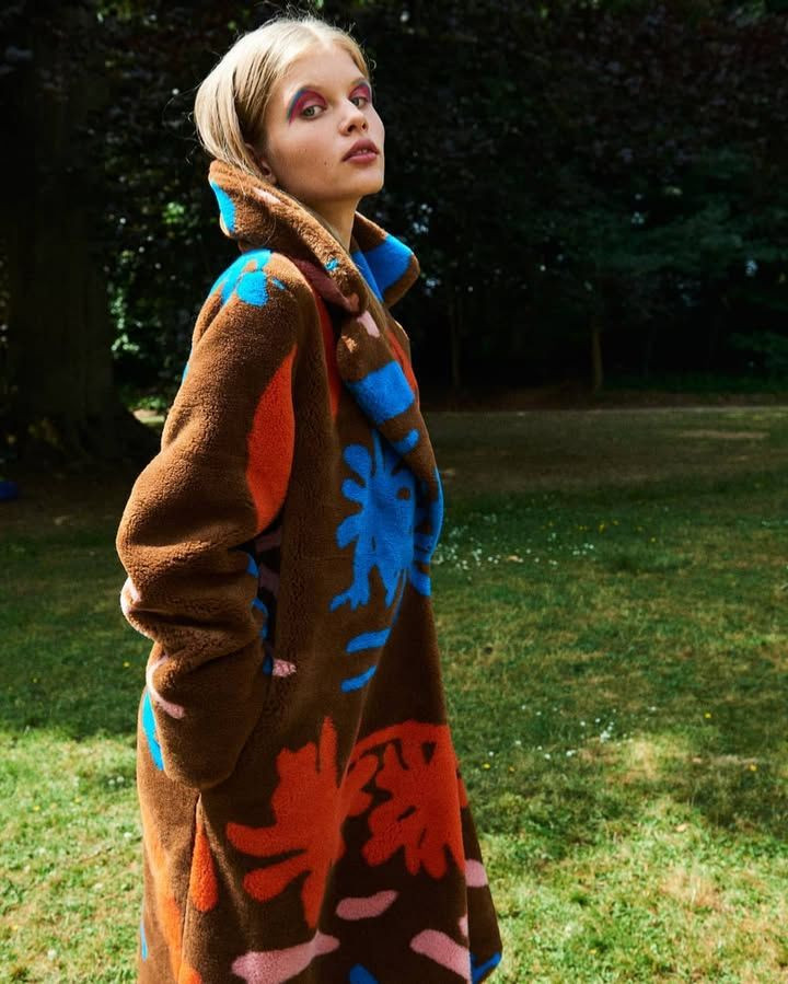 Ida Heiner featured in  the Stine Goya lookbook for Autumn/Winter 2018