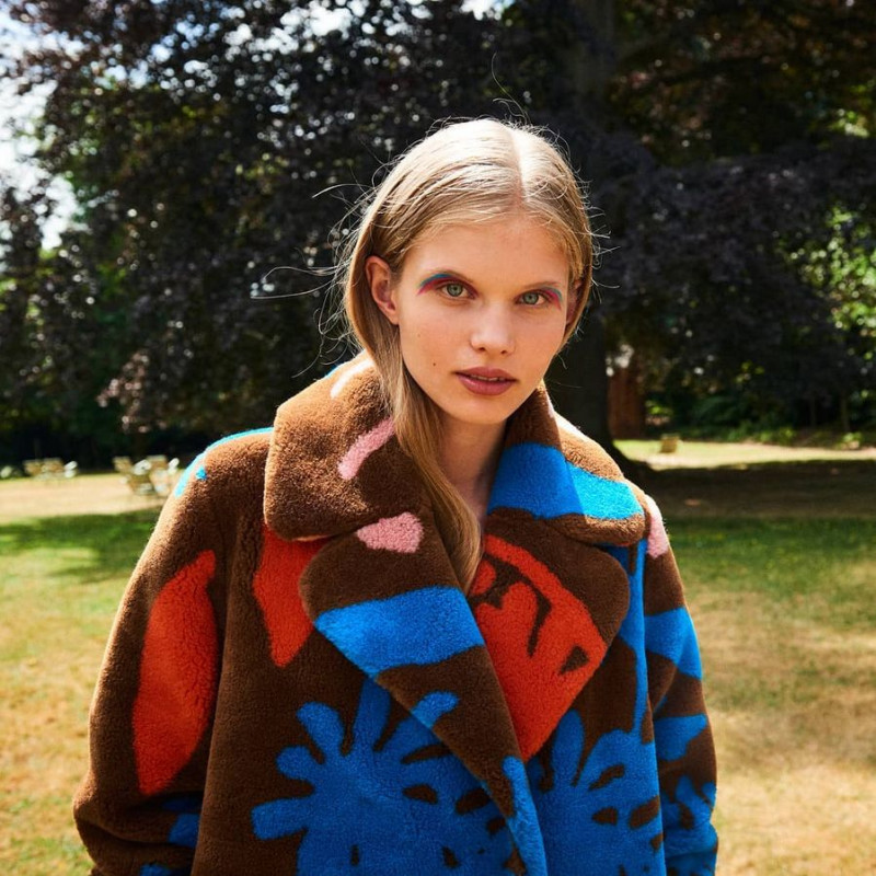 Ida Heiner featured in  the Stine Goya lookbook for Autumn/Winter 2018