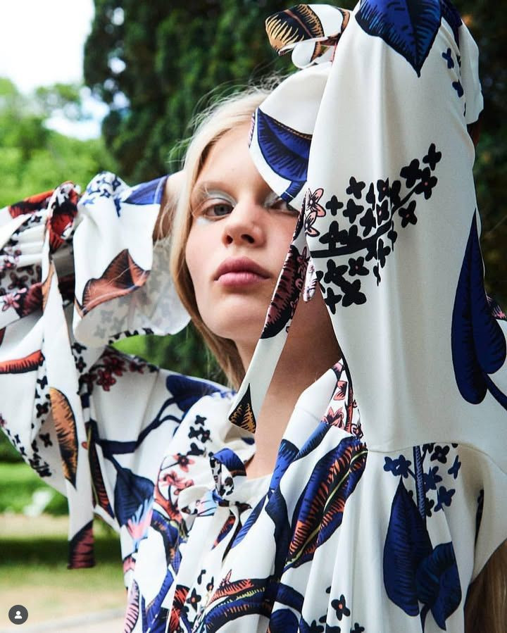 Ida Heiner featured in  the Stine Goya lookbook for Autumn/Winter 2018