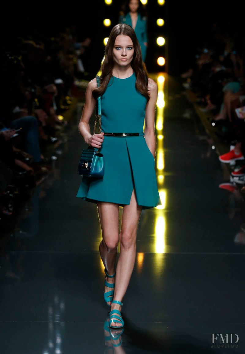 Alicja Tubilewicz featured in  the Elie Saab fashion show for Spring/Summer 2015