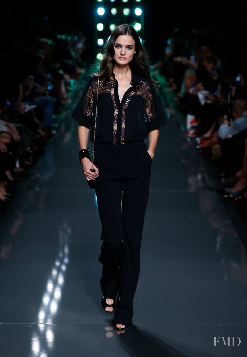 Blanca Padilla featured in  the Elie Saab fashion show for Spring/Summer 2015
