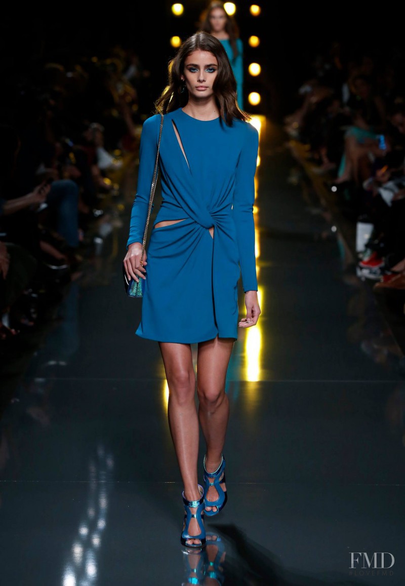 Taylor Hill featured in  the Elie Saab fashion show for Spring/Summer 2015