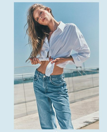 Ida Heiner featured in  the Zara lookbook for Summer 2025