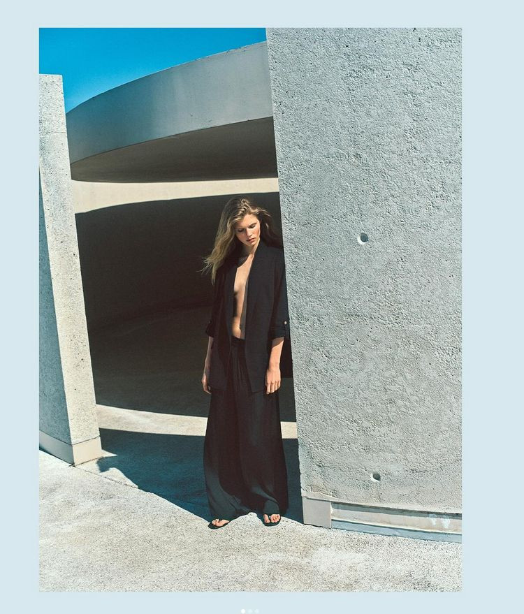 Ida Heiner featured in  the Zara lookbook for Summer 2025