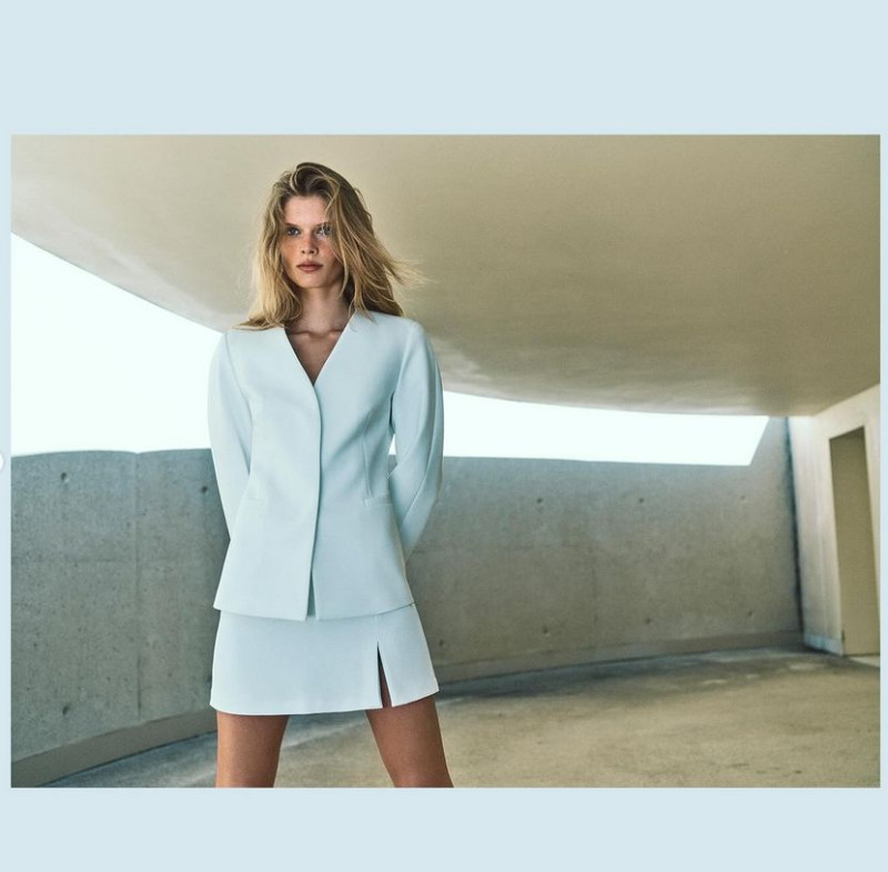Ida Heiner featured in  the Zara lookbook for Summer 2025