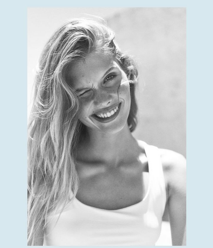 Ida Heiner featured in  the Zara lookbook for Summer 2025