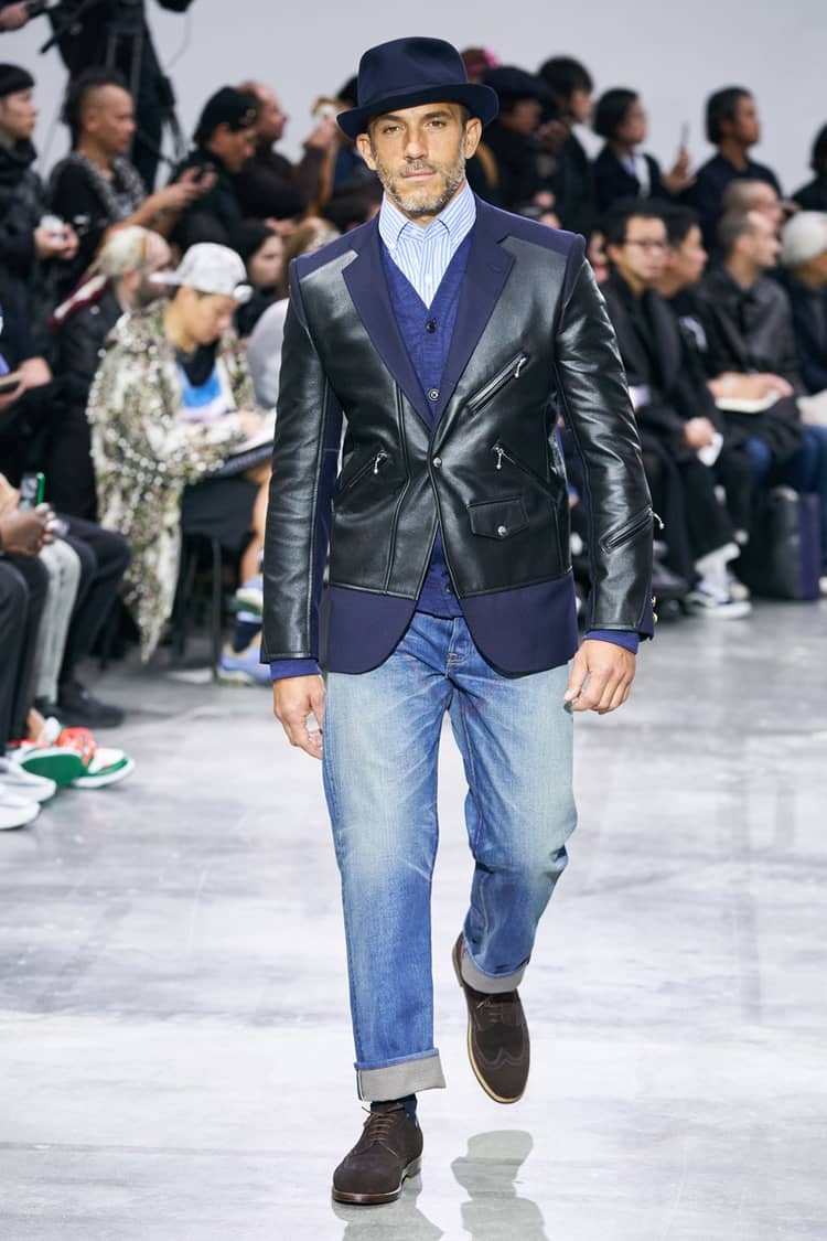Sebastien Jondeau featured in  the Junya Watanabe fashion show for Autumn/Winter 2020