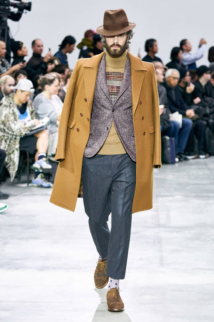 Benjamin Mahieux featured in  the Junya Watanabe fashion show for Autumn/Winter 2020