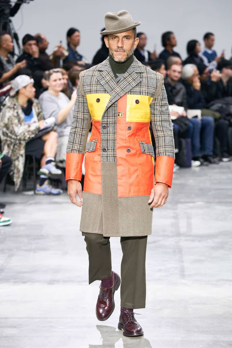 Sebastien Jondeau featured in  the Junya Watanabe fashion show for Autumn/Winter 2020