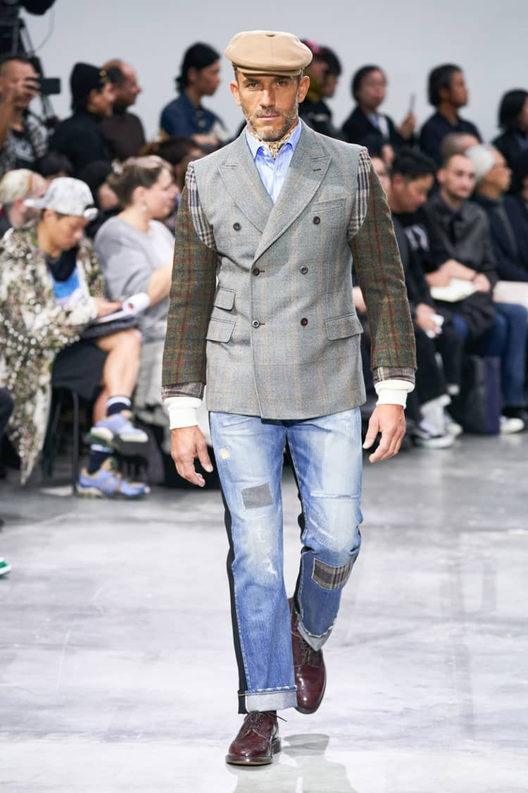 Sebastien Jondeau featured in  the Junya Watanabe fashion show for Autumn/Winter 2020