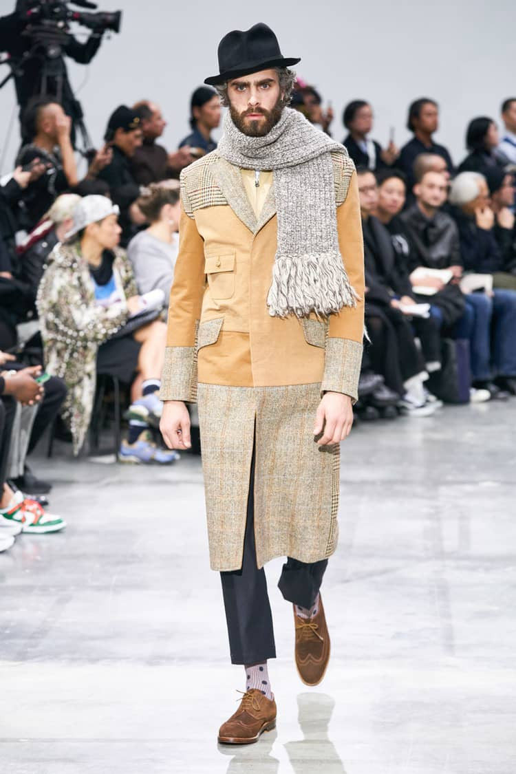 Benjamin Mahieux featured in  the Junya Watanabe fashion show for Autumn/Winter 2020