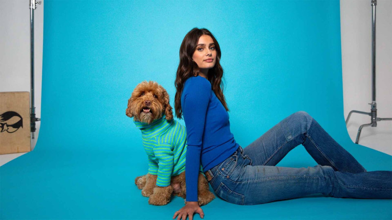 Taylor Hill featured in  the Tate & Taylor advertisement for Spring/Summer 2024