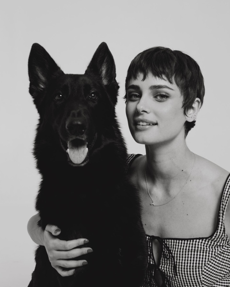 Taylor Hill featured in  the Tate & Taylor advertisement for Spring/Summer 2024