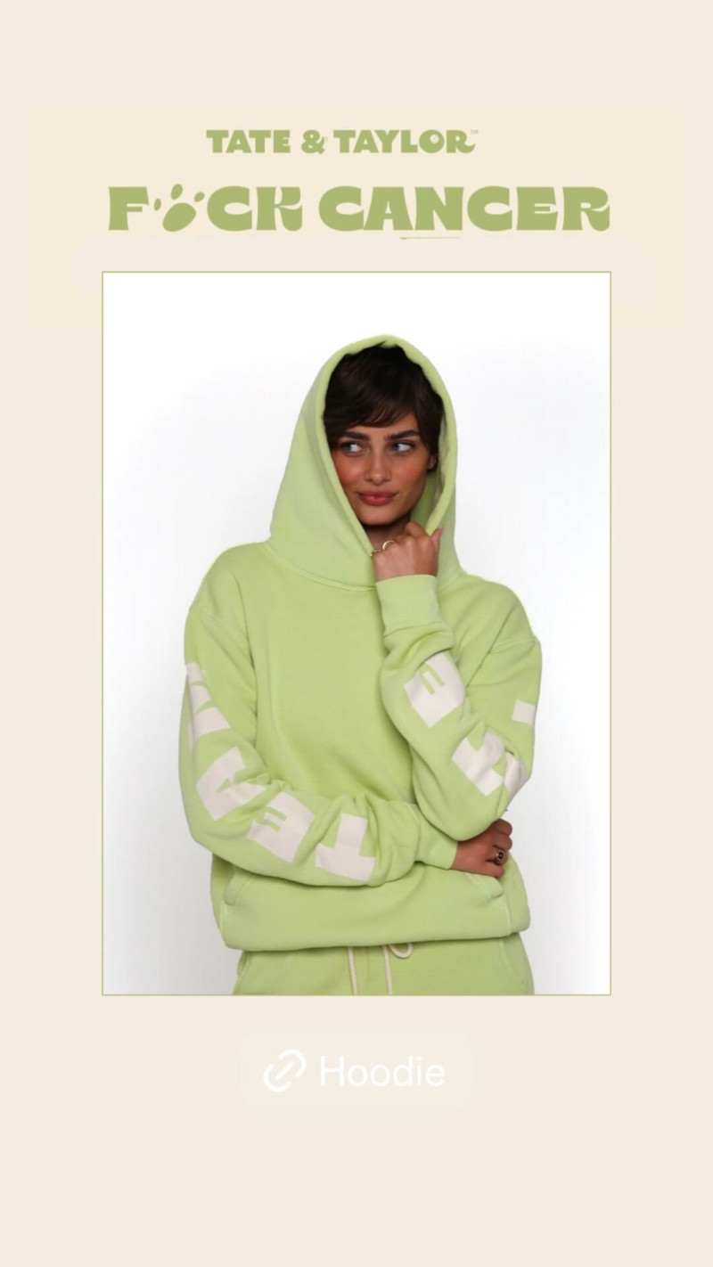 Taylor Hill featured in  the Tate & Taylor advertisement for Spring/Summer 2024