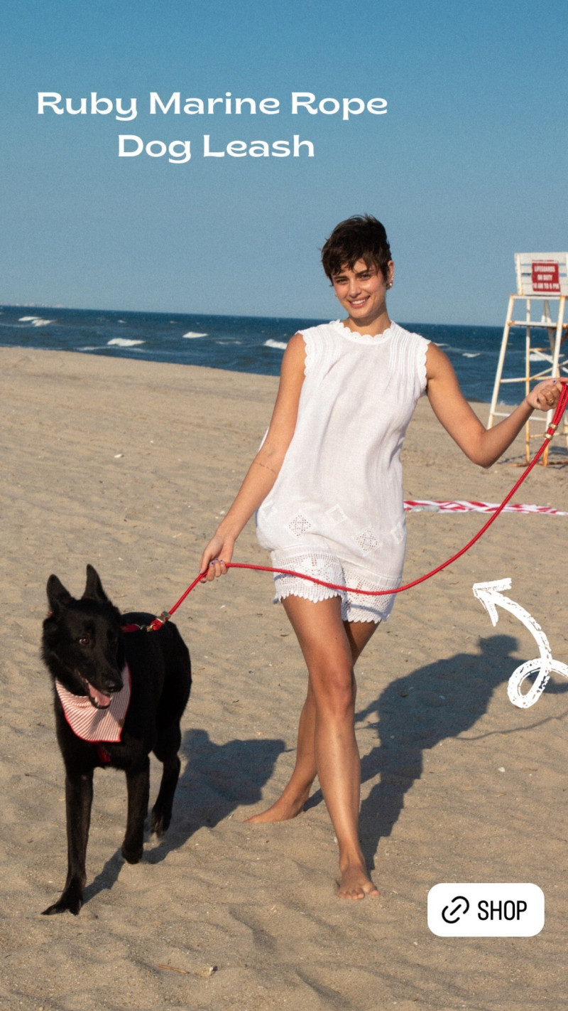 Taylor Hill featured in  the Tate & Taylor advertisement for Spring/Summer 2024