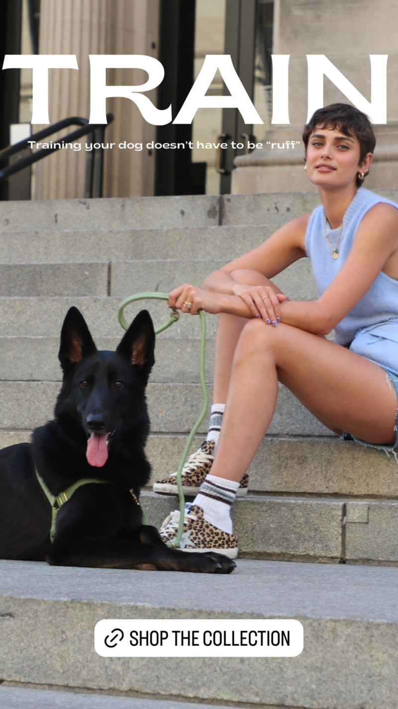 Taylor Hill featured in  the Tate & Taylor advertisement for Spring/Summer 2024