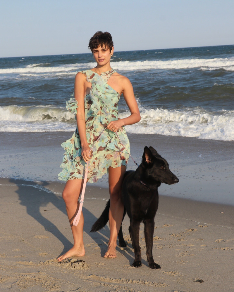 Taylor Hill featured in  the Tate & Taylor advertisement for Spring/Summer 2024