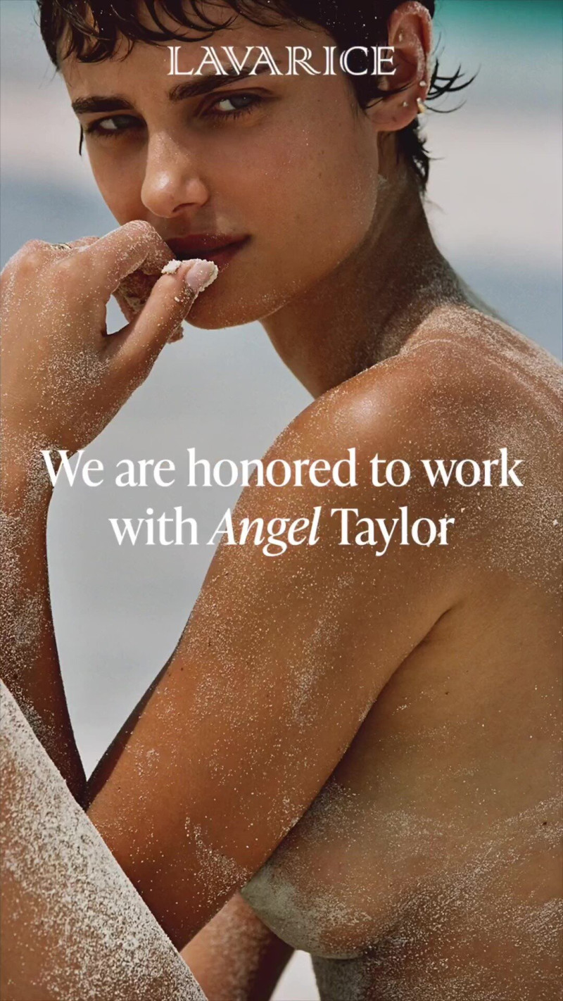 Taylor Hill featured in  the Lavarice lookbook for Summer 2024