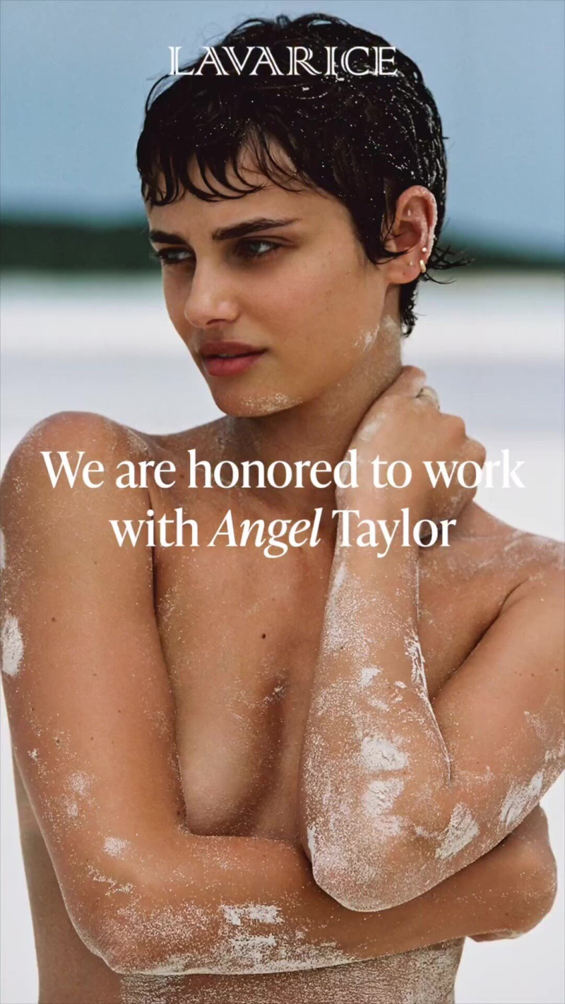 Taylor Hill featured in  the Lavarice lookbook for Summer 2024