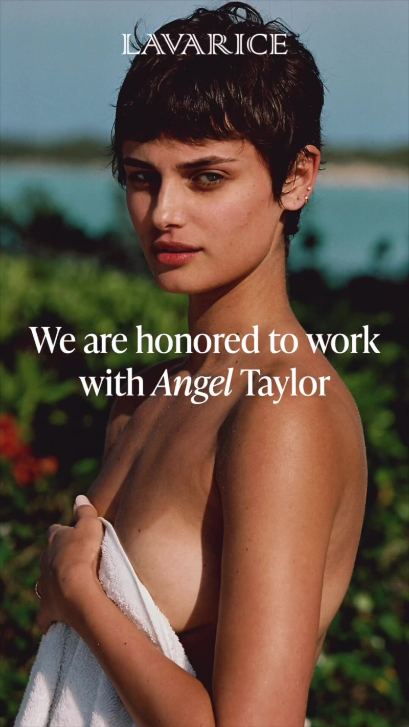Taylor Hill featured in  the Lavarice lookbook for Summer 2024