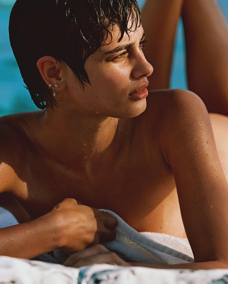 Taylor Hill featured in  the Lavarice lookbook for Summer 2024