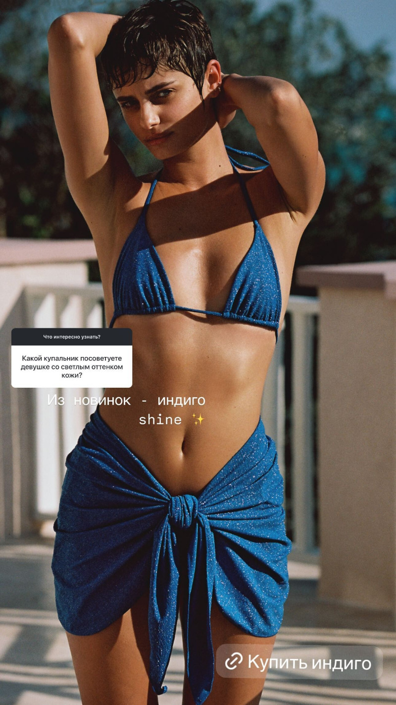 Taylor Hill featured in  the Lavarice lookbook for Summer 2024