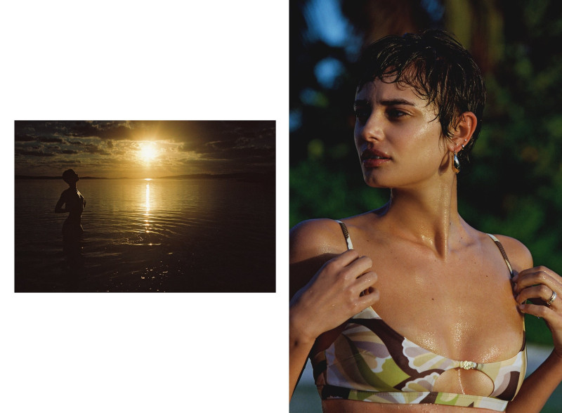 Taylor Hill featured in  the Lavarice lookbook for Summer 2024