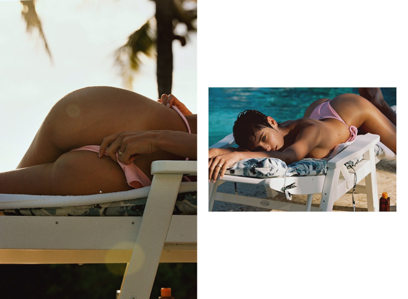 Taylor Hill featured in  the Lavarice lookbook for Summer 2024