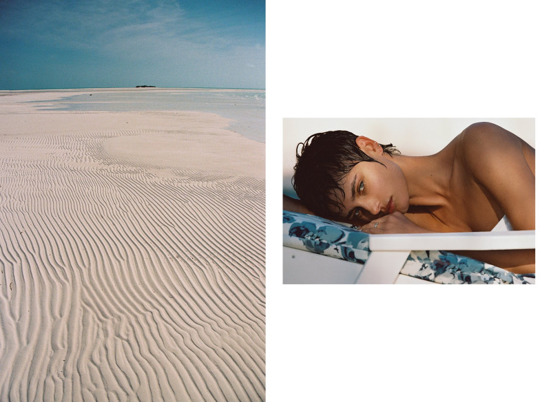 Taylor Hill featured in  the Lavarice lookbook for Summer 2024