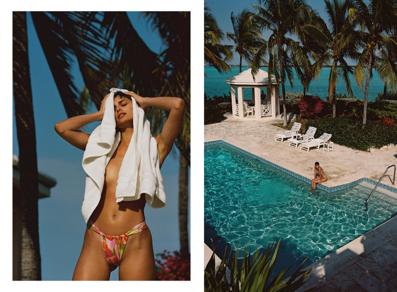 Taylor Hill featured in  the Lavarice lookbook for Summer 2024
