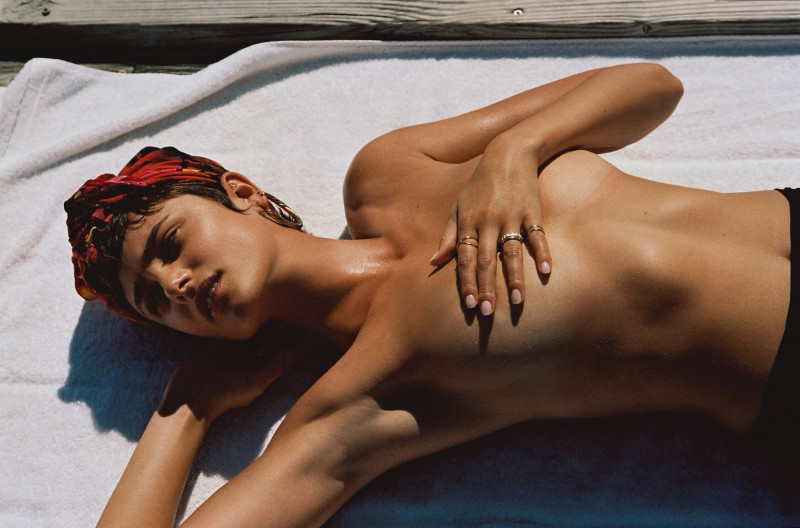 Taylor Hill featured in  the Lavarice lookbook for Summer 2024