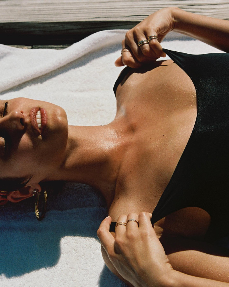 Taylor Hill featured in  the Lavarice lookbook for Summer 2024