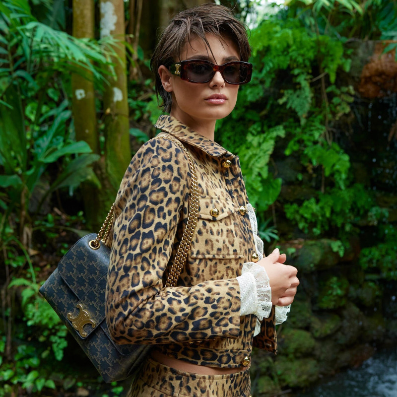 Taylor Hill featured in  the South Coast Plaza advertisement for Pre-Fall 2024