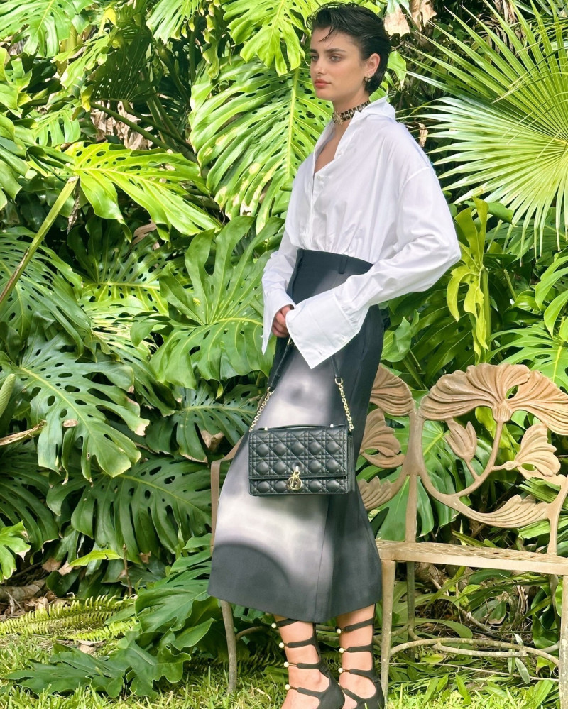 Taylor Hill featured in  the South Coast Plaza advertisement for Pre-Fall 2024