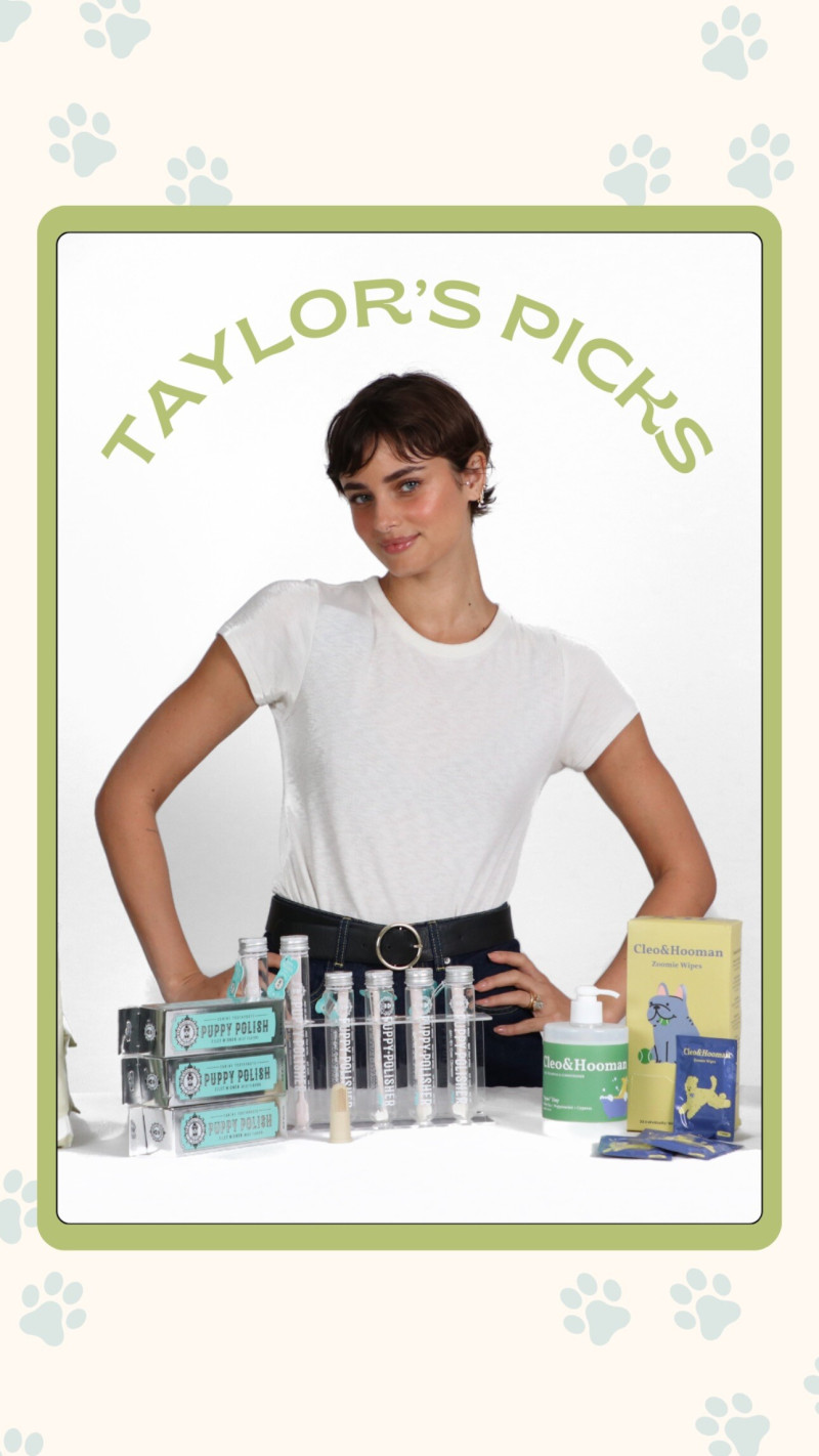 Taylor Hill featured in  the Tate & Taylor advertisement for Autumn/Winter 2024