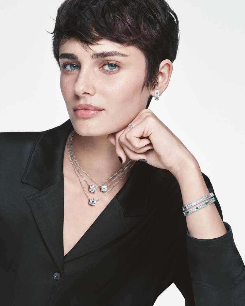 Taylor Hill featured in  the Marli New York advertisement for Autumn/Winter 2024
