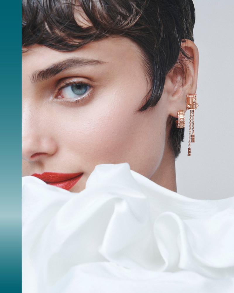 Taylor Hill featured in  the Marli New York advertisement for Autumn/Winter 2024