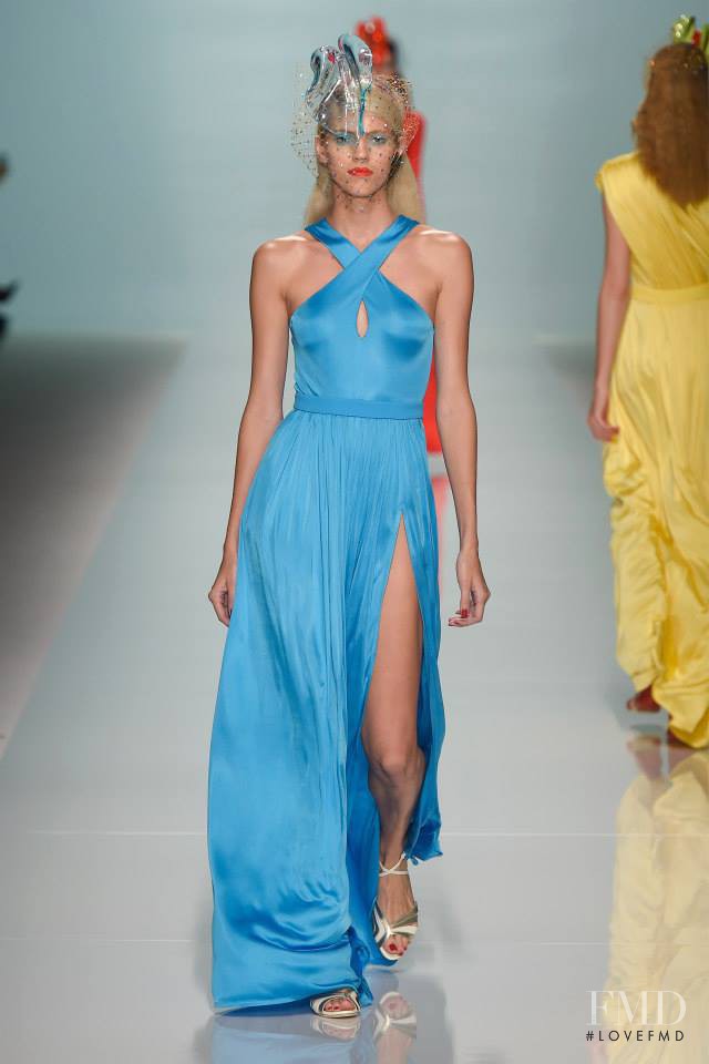Devon Windsor featured in  the Emanuel Ungaro fashion show for Spring/Summer 2015