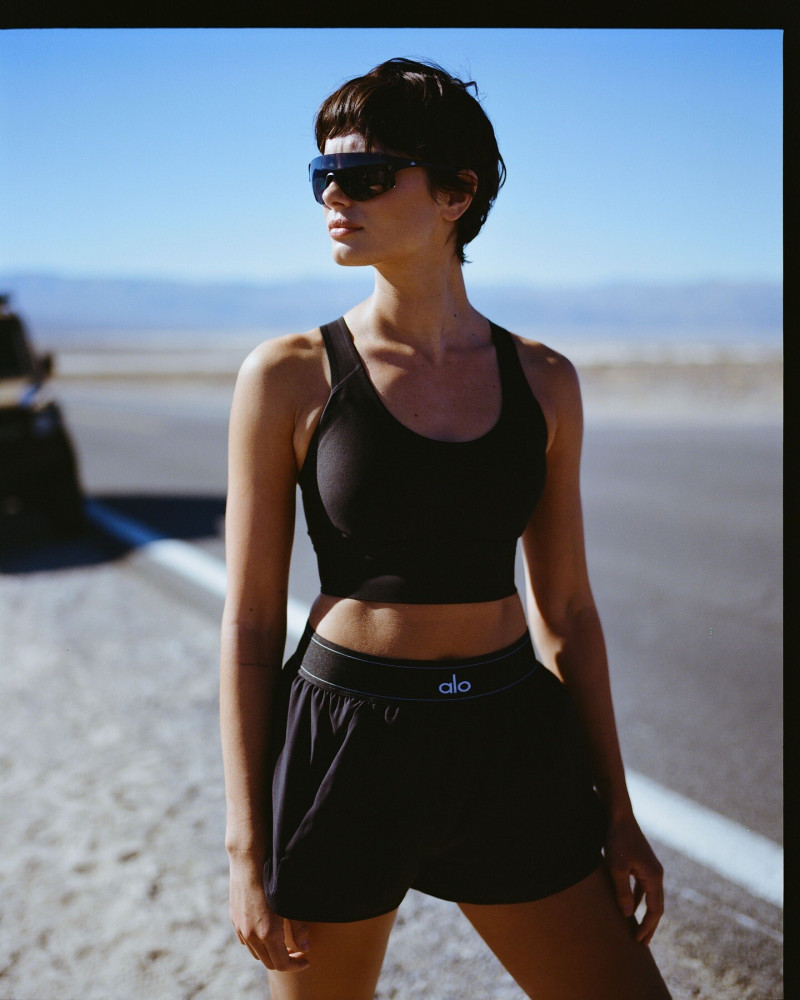 Taylor Hill featured in  the Alo Yoga advertisement for Spring/Summer 2025
