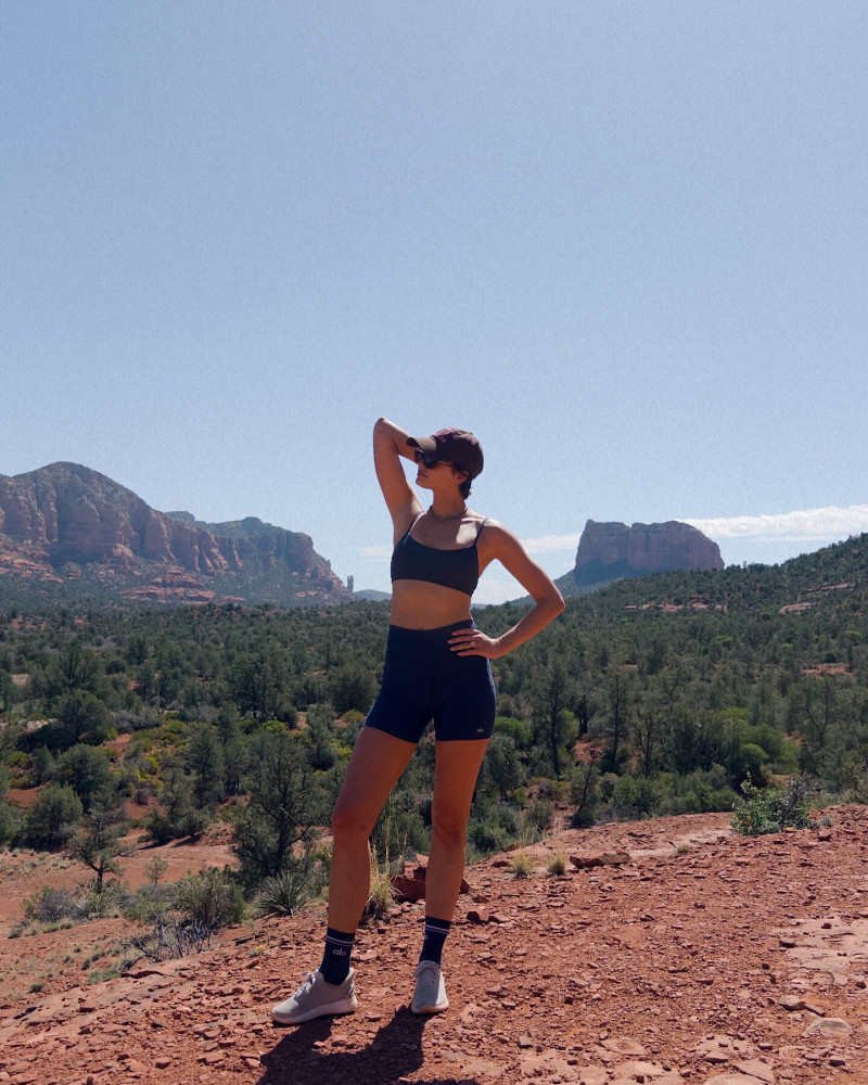 Taylor Hill featured in  the Alo Yoga advertisement for Spring/Summer 2025